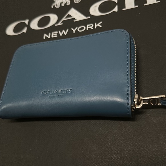 Coach Bazooka Bubble Gum Small Zip Wallet Card Case Leather Limited Edition FOB - Picture 5 of 6